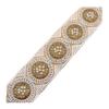 1 Yards 4.5cm Wide Organza Embroidered Lace Ribbon Bridal Gown Pearl Beaded Lace Trim Materials, DIY Clothing Accessories
