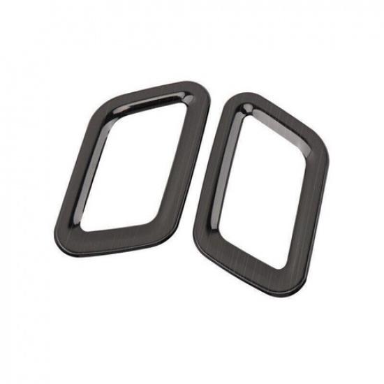 For Nissan Altima 19- Black Titanium Dashboard L&R Air Outlet Vent Trim 2pcs
