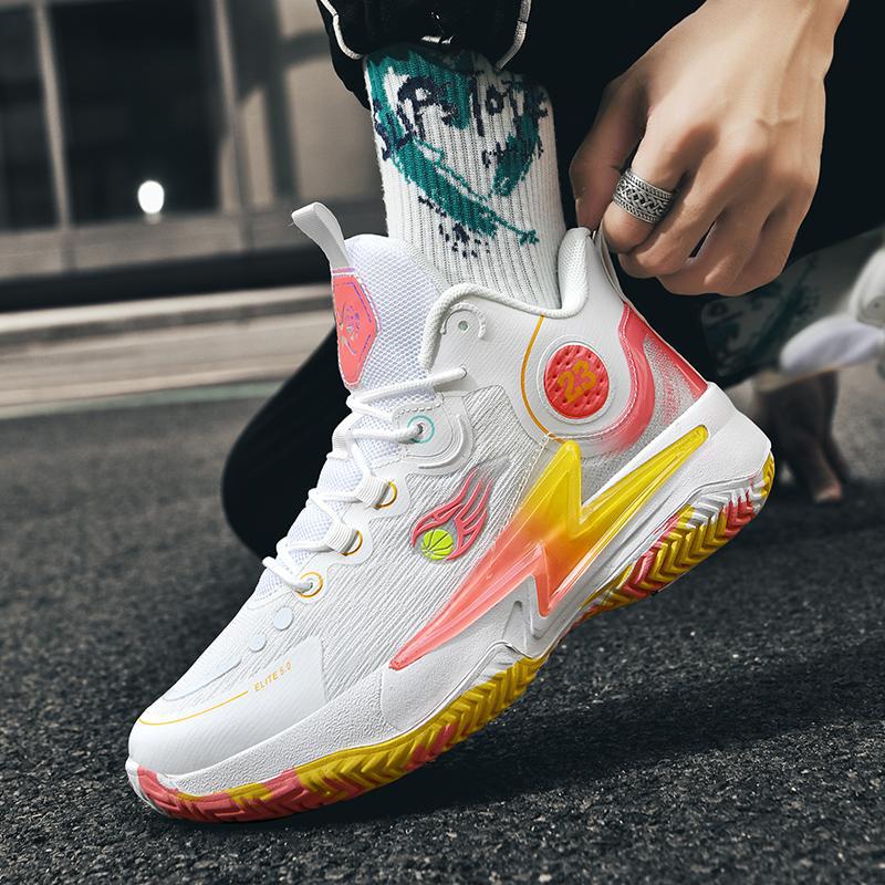 Basketballschuhe Herren und Damen Paare Jugend Sommer neue Outdoor-Mode Freizeitsportschuhe rutschfeste Trendschuhe Kinder