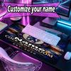 Custom Name Personalized Chelsea F.C Pattern Mousepad, Laptop PC Desk Mat, Decorative Desk Mat for Home Keyboard Pad Gift
