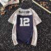 Summer Breathable New Design Niche Jersey Loose Hip-hop American Sports Casual Short-sleeved Men's and Women's T-shirt