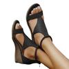 Classic Large Size Women's Shoes Wedge Heel Sandals Women's Style Heightening High Heels