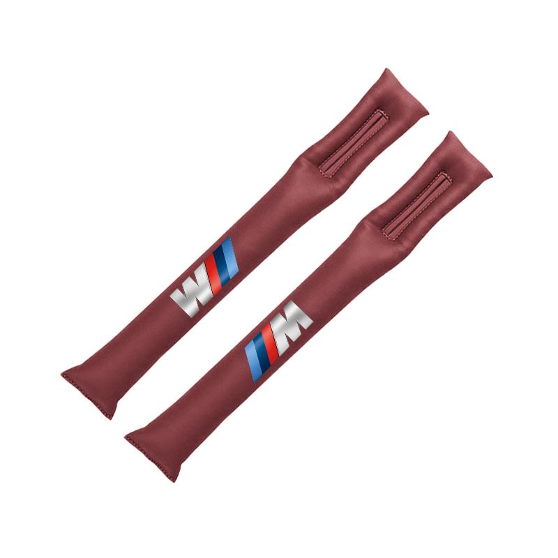 EUCQ6 2Pcs Car Seat Gap Filler Strip Soft Pads Leather Auto Accessories For BMW E46 E90 E60 F30 F10 E39 E36 F20 G30 G20 X3 X4 X5 X6 X7