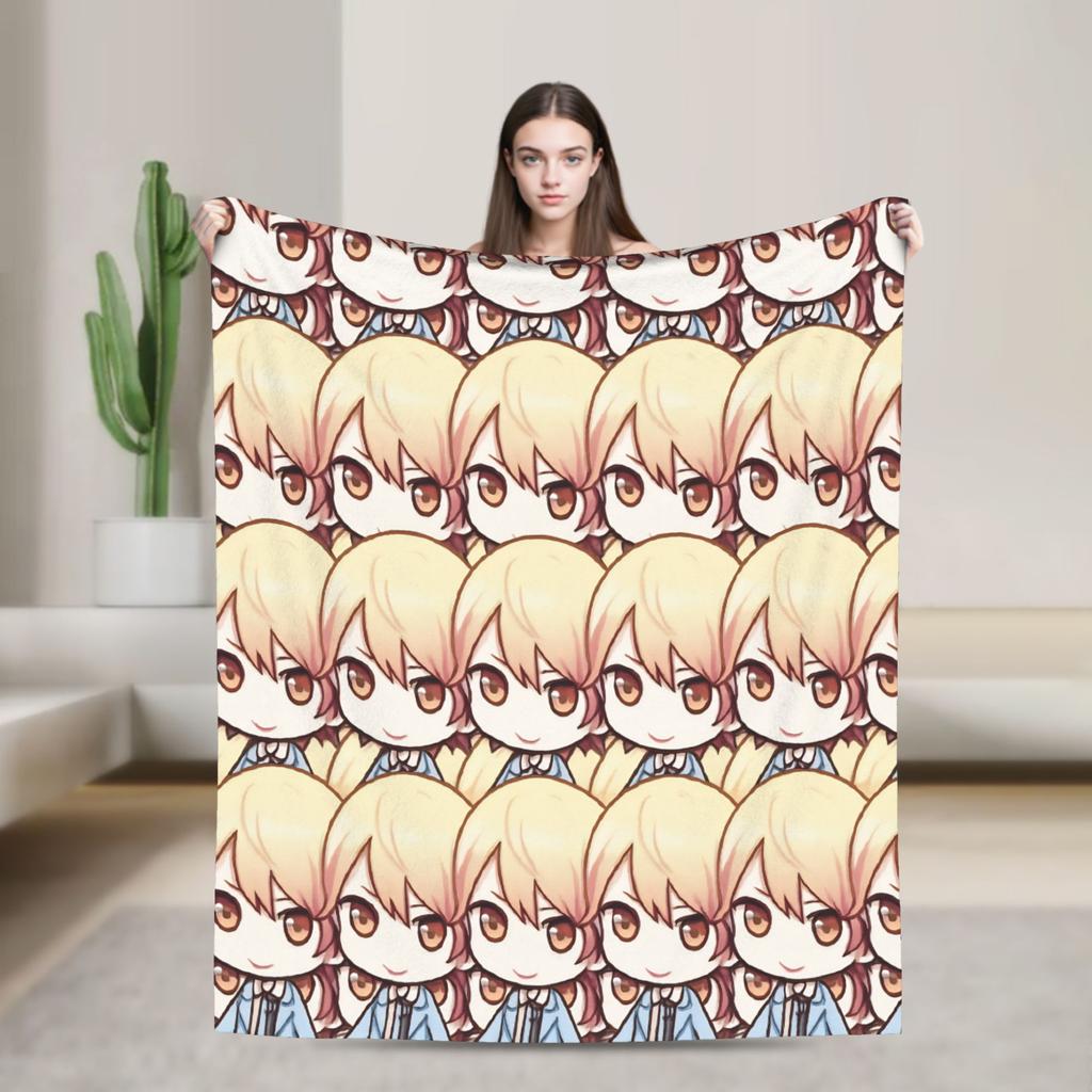 Tsukasa Tenma Blankets  Super Soft Novelty Plush Bedding Throws For Boy Girl Bedroom Flannel Bedspread Bed Cover