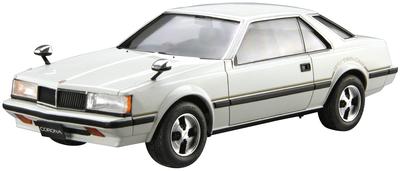 Aoshima Bunka Kyozaisha Die Modellautoserie Toyota RT141 Corona Hardtop 2000GT 1982 Kunststoffmodell 1/24 Nr. 141