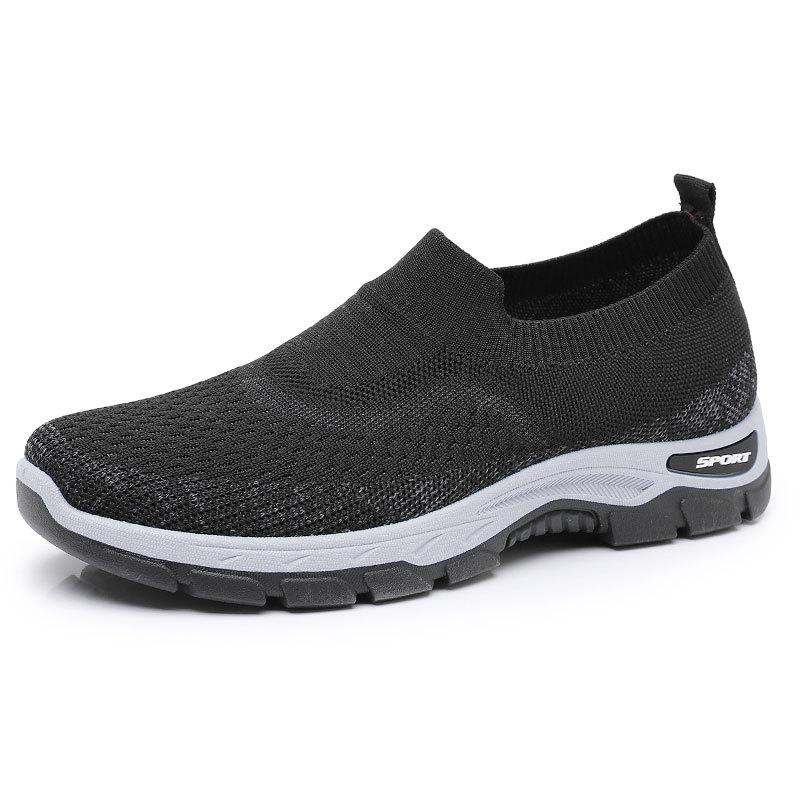 Fashion New Men's Dad Knitted Casual Shoes for Spring/Summer 2025, Lightweight, Soft soled, Breathable Mesh Shoes sneakers for men