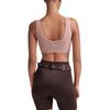 Nike X Skims Collaboration Solid Color Sleeveless Fitted Sports Bra Women underwear IU8302-662