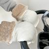 1 Pair Cosy Infant Strollers Mittens Keep Hands Warm In Winter Comfortable Fleece Lining Hand Muffs for Outdoor Activity