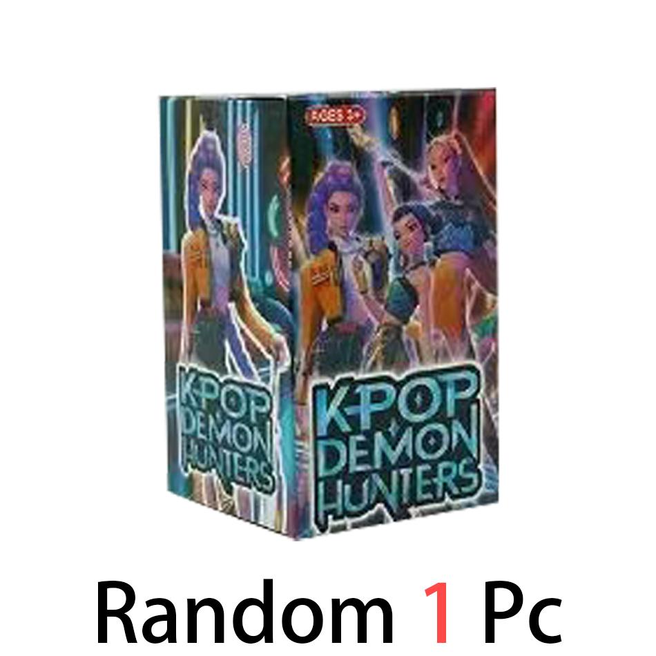 

Аниме Kpop Охотники на демонов коробка Охотники на демонов Руми Мира Зои Тигр Игрушка Настольное украшение Статуэтки Орнамент Детские рождественские подарки