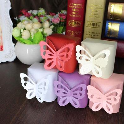 Baby Shower Candy Box Packaging Box DIY 10PCS Butterfly Wedding Gift Boxes Party Decoration  Unique