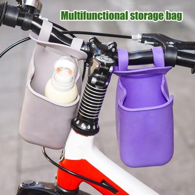 Silicone Cup Holder Bag Foldable Universal Bottle Holder Drink Holder Fits Most Bottles And Cups for Bikes Strollers Lawn Chairs Hands-Free