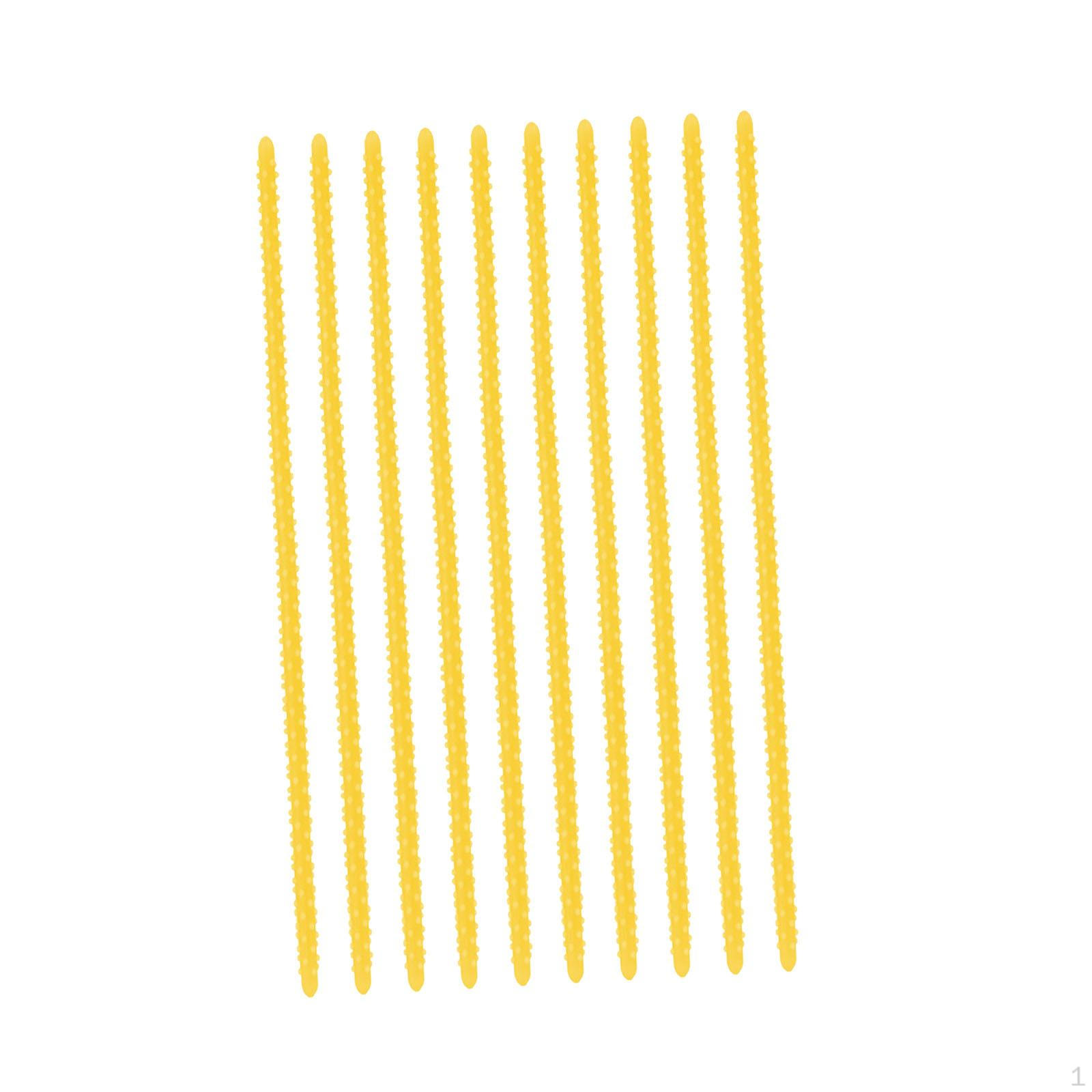 

10 шт. бигуди для завивки волос, гибкие короткие силиконовые спиральные стержни, ролики для small yellow