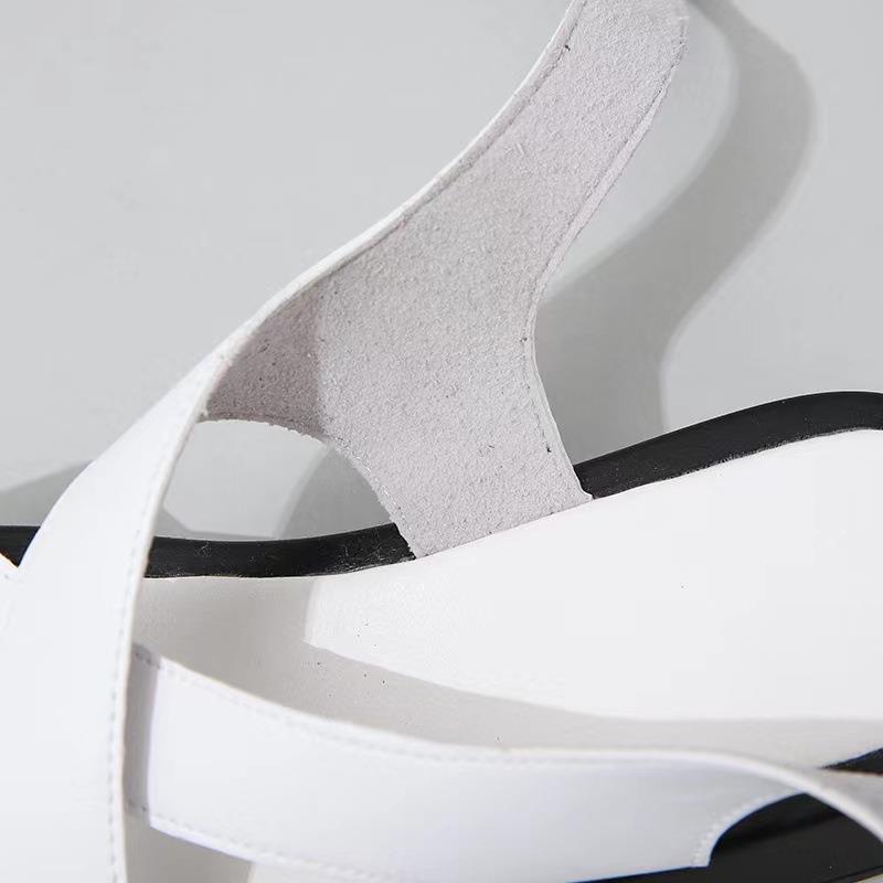 Beach Women's Sandals Classic Clogs Heel Black Buckle Strap Open Toe Sandals Platform Women Gladiator Muffin Sandals for Women