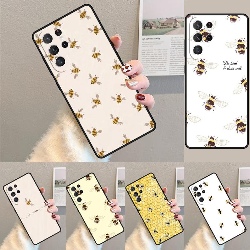 Bees Phone Case for Samsung Galaxy Note 10 Pro S26 Ultra S23 S24 FE S25 S21 S22 PLUS Shockproof Cove
