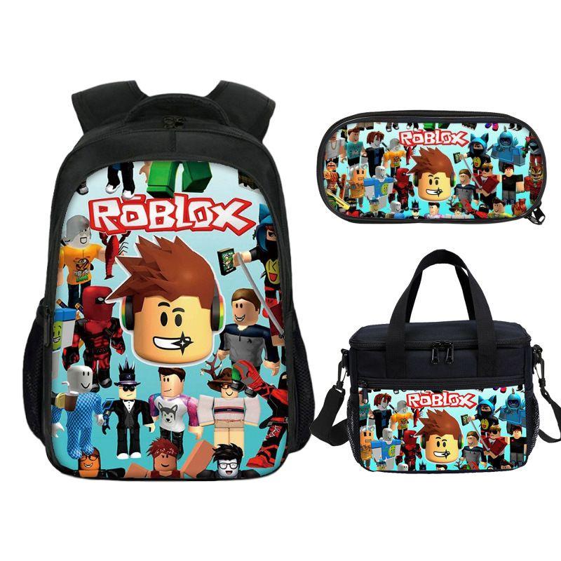Roblox Backpack Set 3 Pieces For Travel Sports And More