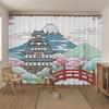 Custom Mount Fuji Landscape 3D Digital Printed Blackout Window Curtains For Living Room Bedroom Kitchen Decor Drapes Wholesale