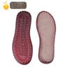 1 Pair Hand-stitched Anti-kick Transparent Soles Anti-slip Wear-resistant Velvet Soft Rubber Soles Shoe Patch Repair Replacement