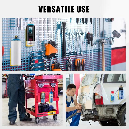 1/2/3/4Pcs Magnetic Aerosol Spray Can Holder Heavy Duty Garage Toolbox Workshop Paint Bottle Can Storage Rack Organizer with Magnets