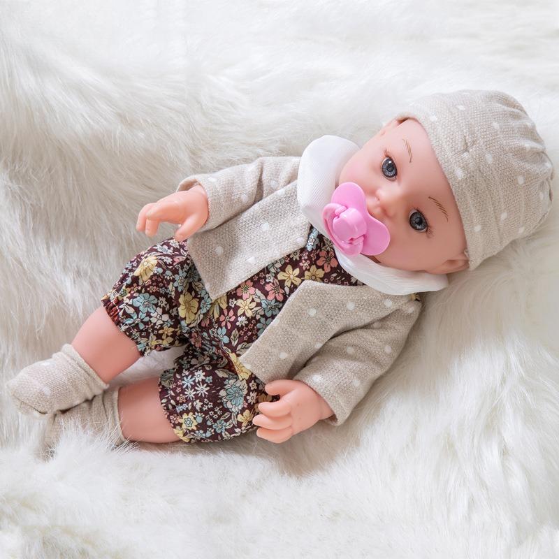 Rebirth Doll Soothing Doll Baby Doll Origin Vinyl Doll Doll Doll Children's Soft Rubber Toy Gift