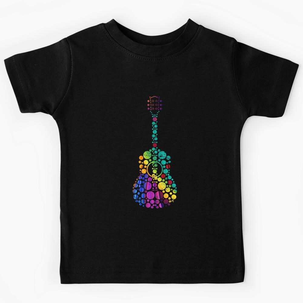 Music colorful guitar Kids T-Shirt 120