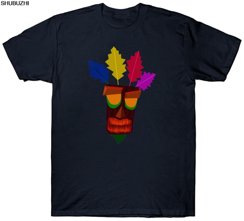 AKU AKU T SHIRT CRASH BANDICOOT REMASTERED GAME GAMER  Cool Casual Pride T Shirt Men Unisex New Tshirt Loose Size