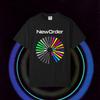 New Order Color Wheel T-shirt | Band Logo Tee, Retro Synth Design
