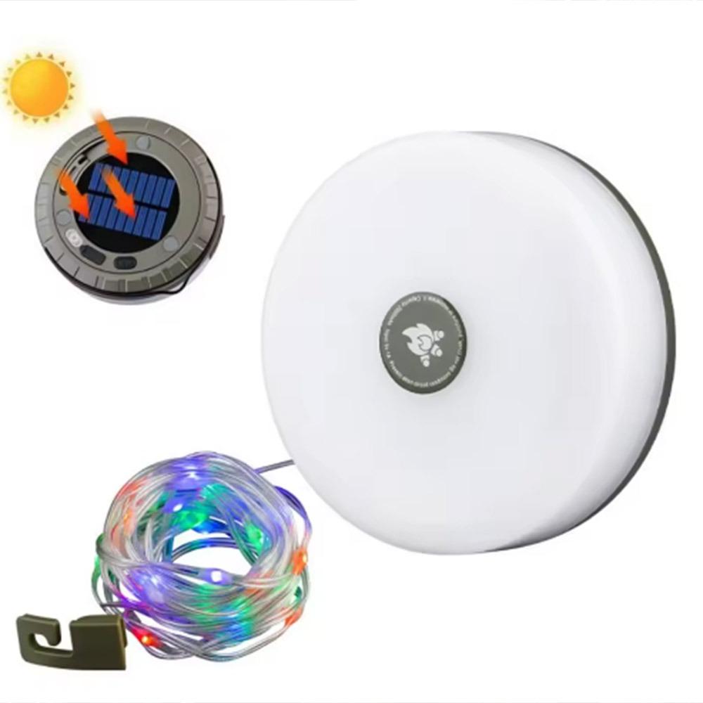 Solar Powered Outdoor Solar Lights 10M String Lights LED Camping Lamp  Tent Room