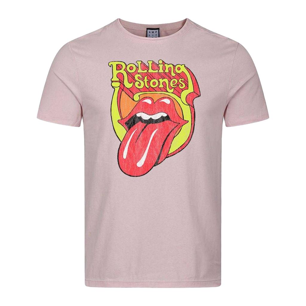 Amplified Unisex Adult Bootleg Tongue The Rolling Stones T-Shirt