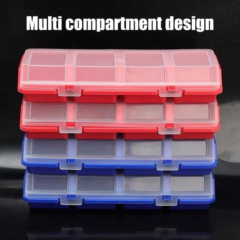 1Pc Part Storage Box Screw Organizer Tool Multi-Compartment Organizer Box for Screw Small Part Plastic Jewelry Hardware Storage