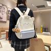 Schoolbag soft cute cat backpack female student schoolbag cute cartoon Japanese cute fun backpack versatile light travel bag