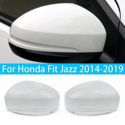 For Honda Fit Jazz 2014 2015 2016 2017 2018  Car Replacement Rearview Side Mirror Cover Wing Cap Exterior Door Case Trim