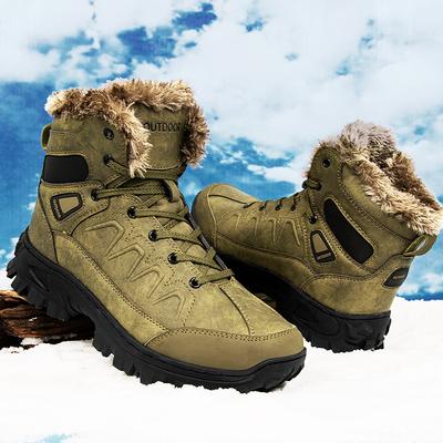 Größe 40- 48 Winter Schneestiefel Herren Wasserdicht Outdoor Herrenstiefel Russischer Stil Stiefeletten für Herren Schneestiefel