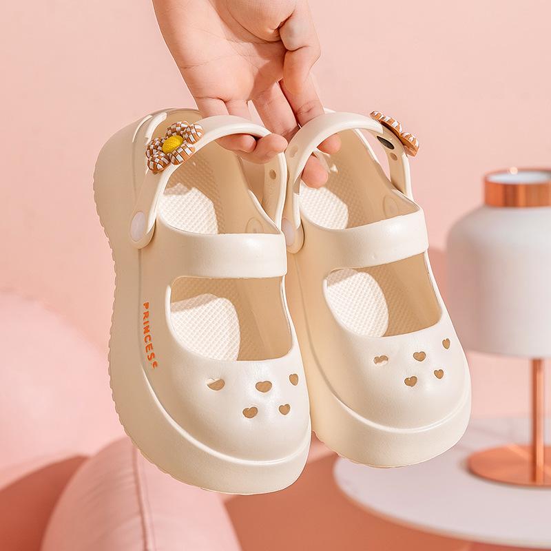 Fashion Baotou slippers for women summer thick-soled beach shoes non-slip EVA slippers outdoor beach sandals