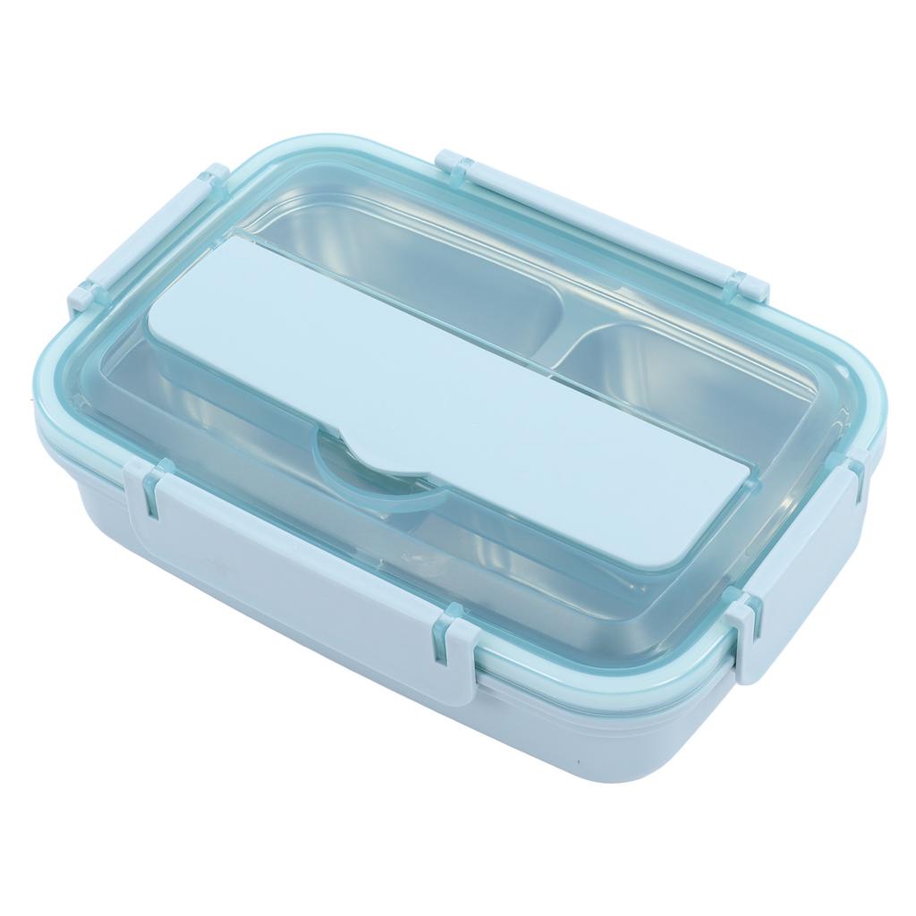 Lunch Box 4 Compartments 304 Stainless Steel Tableware Portable Lunch Containers for School Office