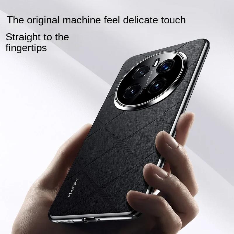 Case For Honor Magic 7 Lite Plating Leather Cases for Huawei Honor Magic7 Pro 6 Pro Magic 6 RSR Shockproof Hard Bumper Shell