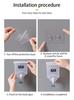 Kitchen Wall-mounted  Storage Liquid Seasoning Tank Automatic Seasoning Bottles Oil Vinegar Dispenser Storage Containers