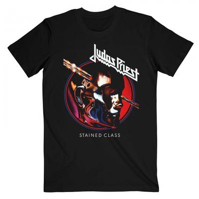 Judas Priest T-shirt unisex dla dorosłych z plamami w kółko