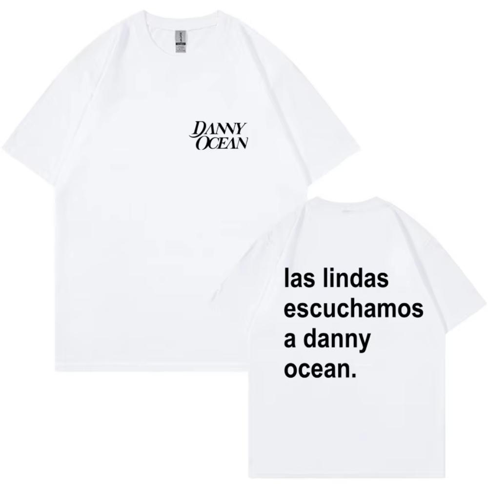 Rapper Danny Ocean Reflexa Letters Print 2026 Harajuku Hip Hop TShirt Men Summer Crewneck Y2K Tshirt Unisex Cozy Cotton Clothes