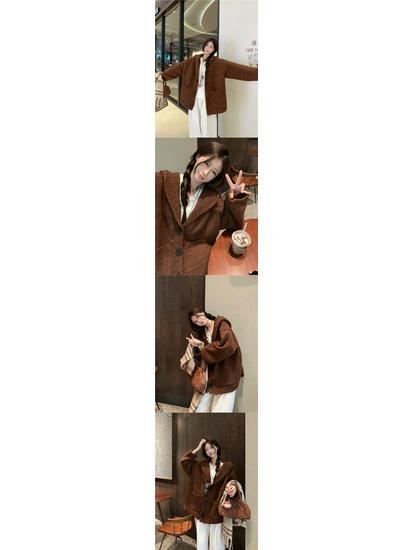 Cozy Knit Hooded Sweater Cardigan - Women's Autumn/Winter Korean Style