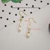 Elegant Retro Freshwater Pearl Earrings - Niche Chinese Style for Women, Perfect for Hanfu