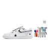 Nike Air Force 1 Bowser, Fluid Bear Abriebfeste Niedrige Skateboard-Schuhe Herren Weiß DH2987-101(Team773--)