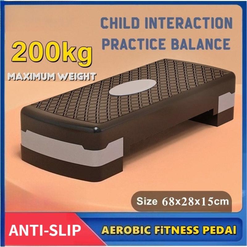 Aerobic Stepper Adjustable Height Workout Exercise Step Platform Household Gym Exercise Fitness Training Equipment