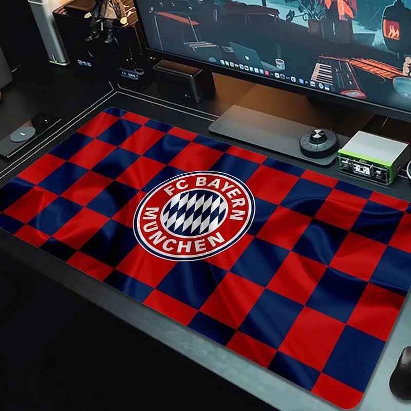 FC Bayern Munchen Large Size Mouse Pad Large Gaming Table Cushion Non-slip Laptop Tablet Big Mousepad XXL Mat Mini PC Playmat With Lock edge