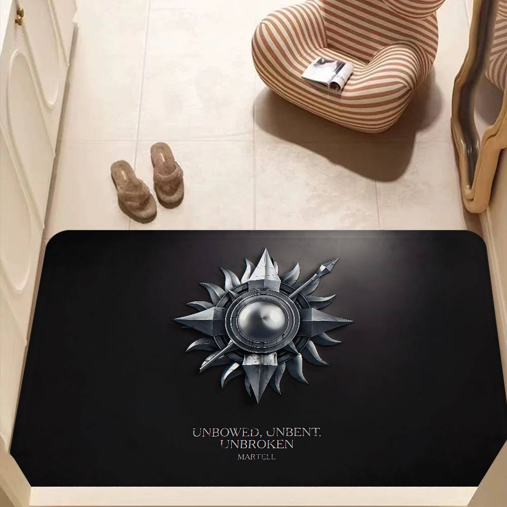 Popular TV Series G-Game Of T-Thrones Room Mats Anti-slip Absorb Water Long Strip Cushion Bedroon Mat Household Carpets