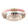 Fede Sopra la Paura Croce Bracciale Fede Acciaio Inossidabile Bracciale Scrittura Fede Raduno Fede
