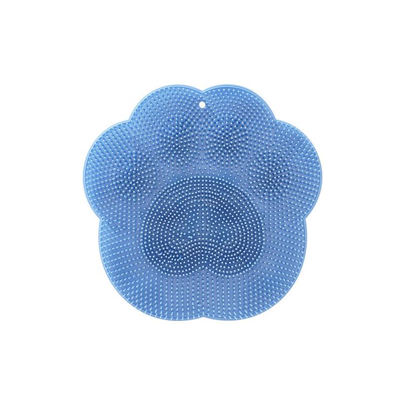 Lazy Bath Back Scrubbing Mat Bathroom Bath Foot Massage Non-slip Mat Foot Scrubbing Dead Skin Brush Suction Cup Back Scrubbing Wall Sticker
