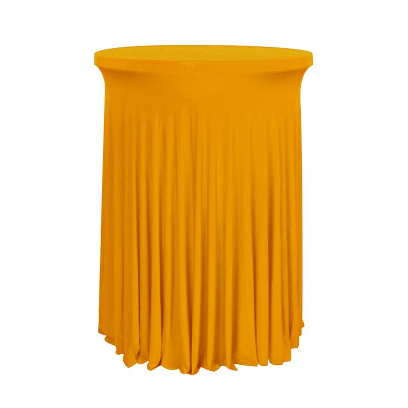 Elastische runde Tischdecke für Cocktail- oder Banketthochstühle