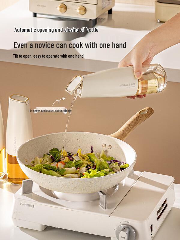 6-Piece Sealed Glass Spice Jar Set