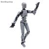 Multi-Jointed Movable Robot 3D Printed Mannequin Toyslucky 13 Dummy Action Figures Toys Gifts Game Gifts Hot Orange
