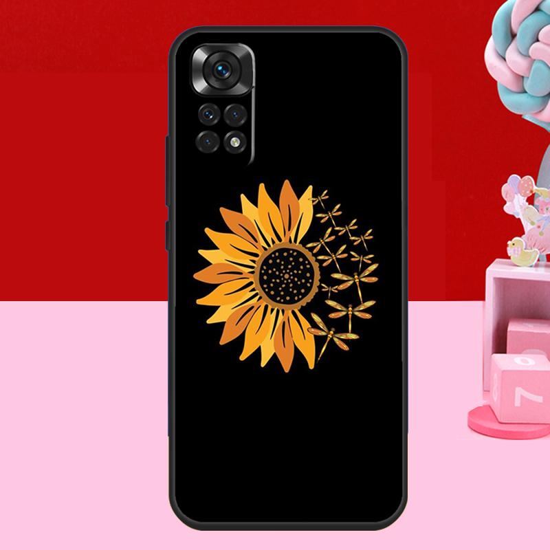 

Beautiful Yellow Sunflower Case For Xiaomi Redmi Note 14 13 12 11 10 15 Pro Plus Redmi 15 C 13C 10C 12C 14C Soft Cover Redmi Note 10 4G